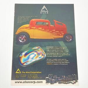ALSA‎ Prizmacoat 1932 Ford 3-Window Coupe Print Ad Rod & Custom 11/08 8.5" x 11"